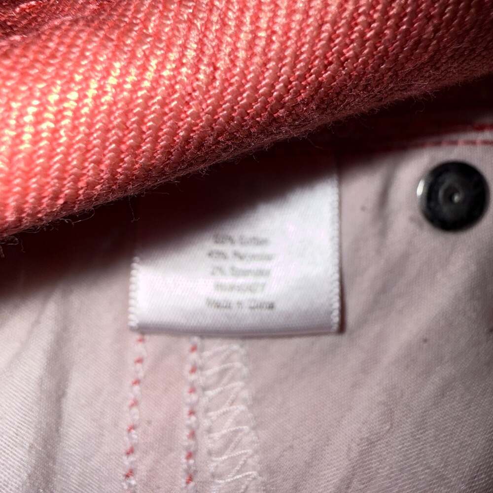 St Johns Bay Capri Jeans Womens Size 10 Pink Denim Cropped Cotton - Picture 5 of 5